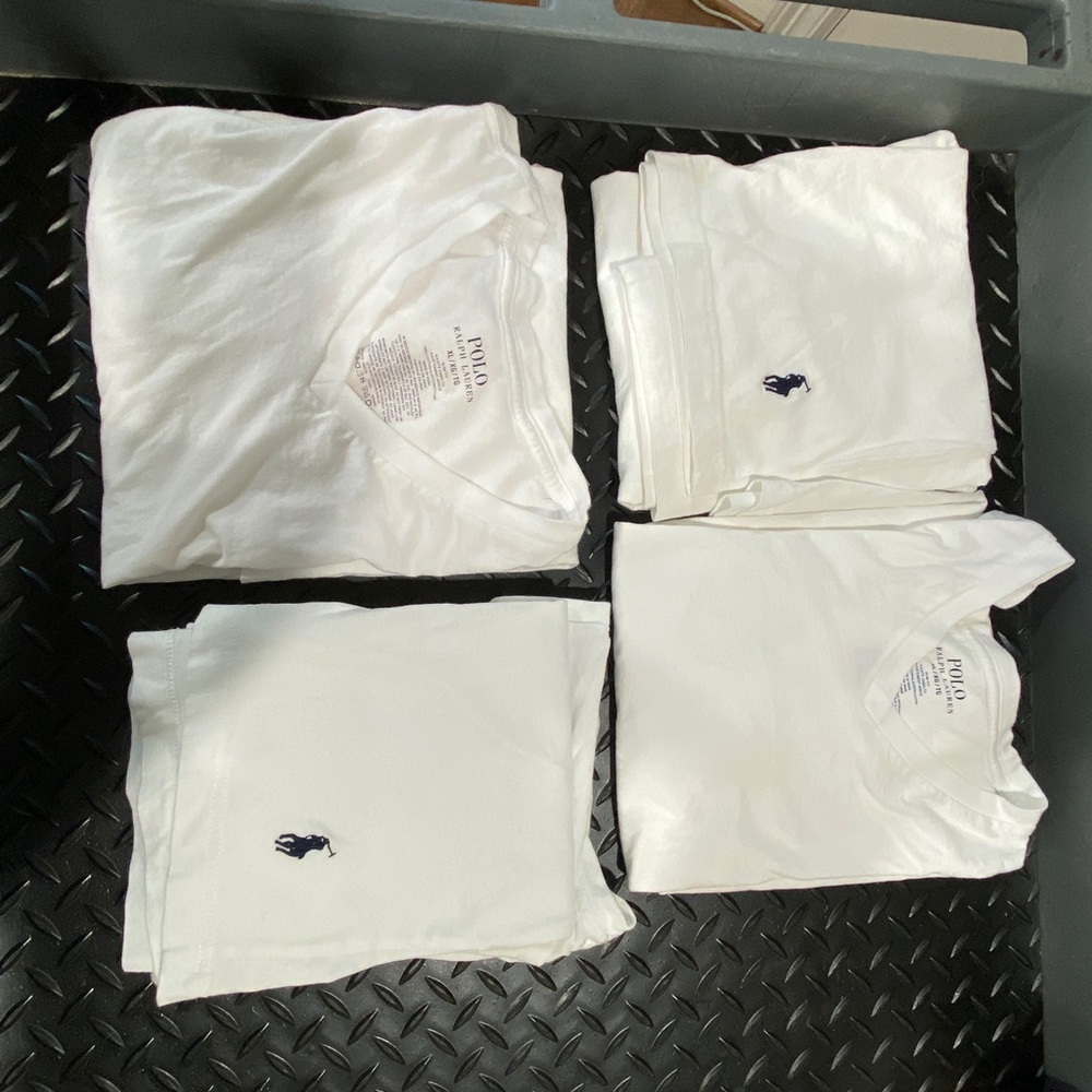 Polo by Ralph Lauren Men's Classic White Tee - Picture 3 of 5
